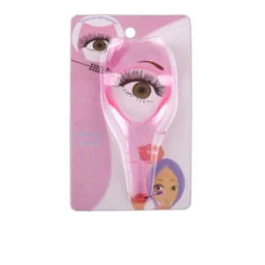 3D aplikator maskary z prowadnikiem eyelinera i separatorem rzęs żółty