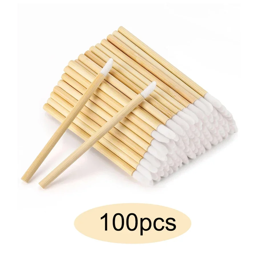 Bambusowe różdżki do rzęs i brwi Spoolie – 50 szt. Fioletowy/фиолетовый