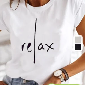 Bawełniana koszulka streetwear Egirl w stylu koreańskim Biały