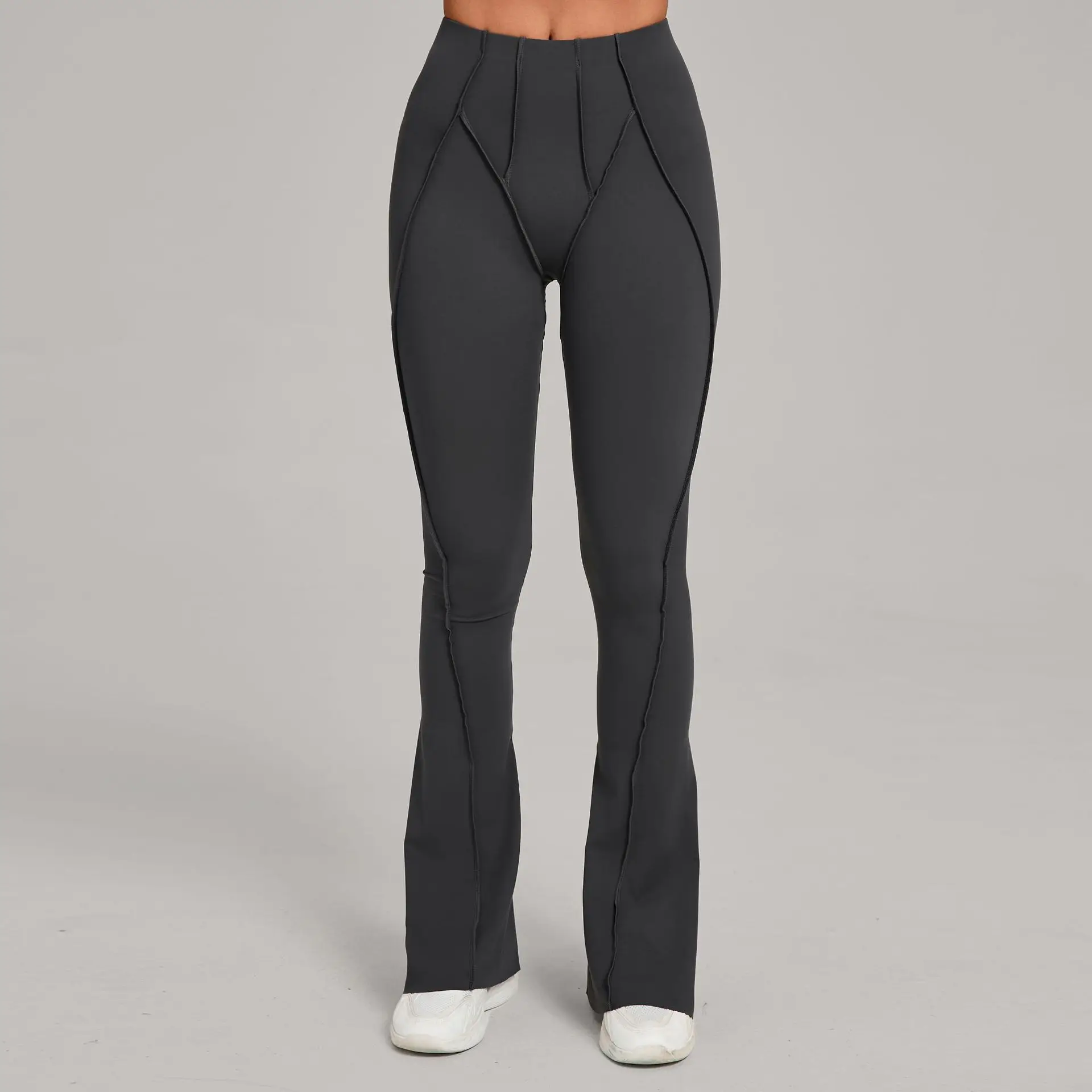 Bezszwowe legginsy joga push-up podnoszące pośladki premium Głęboki karmazyn