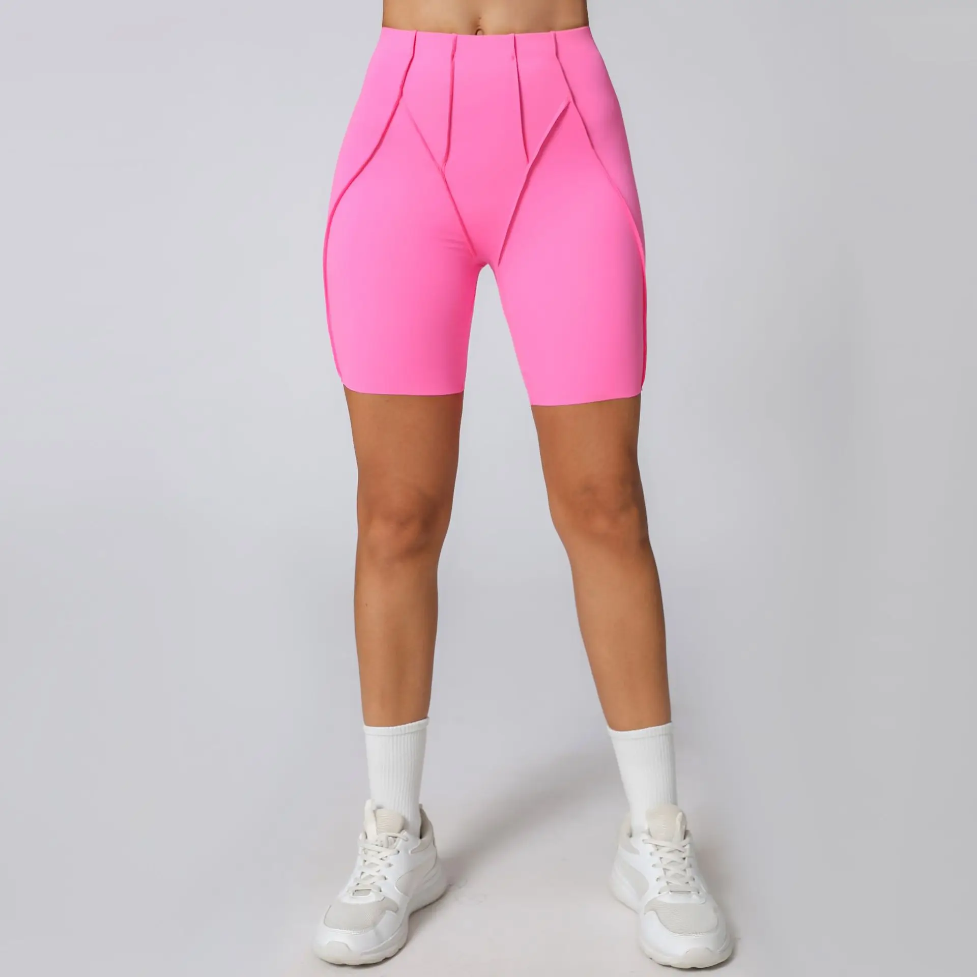 Bezszwowe legginsy joga push-up podnoszące pośladki premium śnieżna niebieska