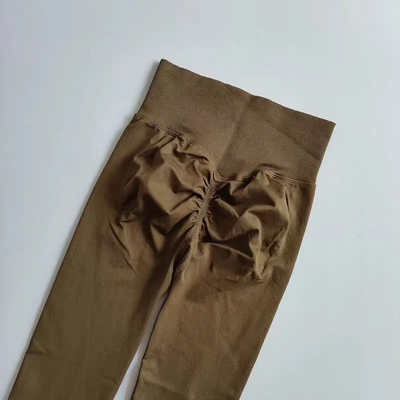 Bezszwowe legginsy do jogi push up z wysokim stanem Cocoa