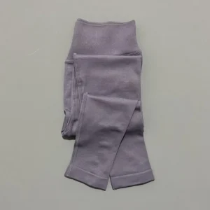 Bezszwowe legginsy sportowe damskie modelujące pośladki Szary