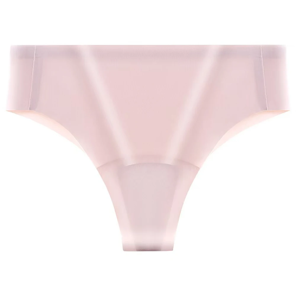 Bezszwowe stringi antycameltoe pod legginsy Brązowy