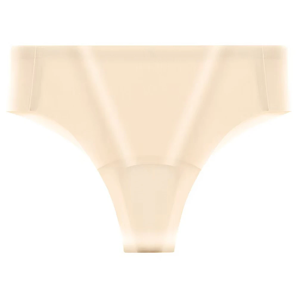 Bezszwowe stringi antycameltoe pod legginsy Ciemnoszary