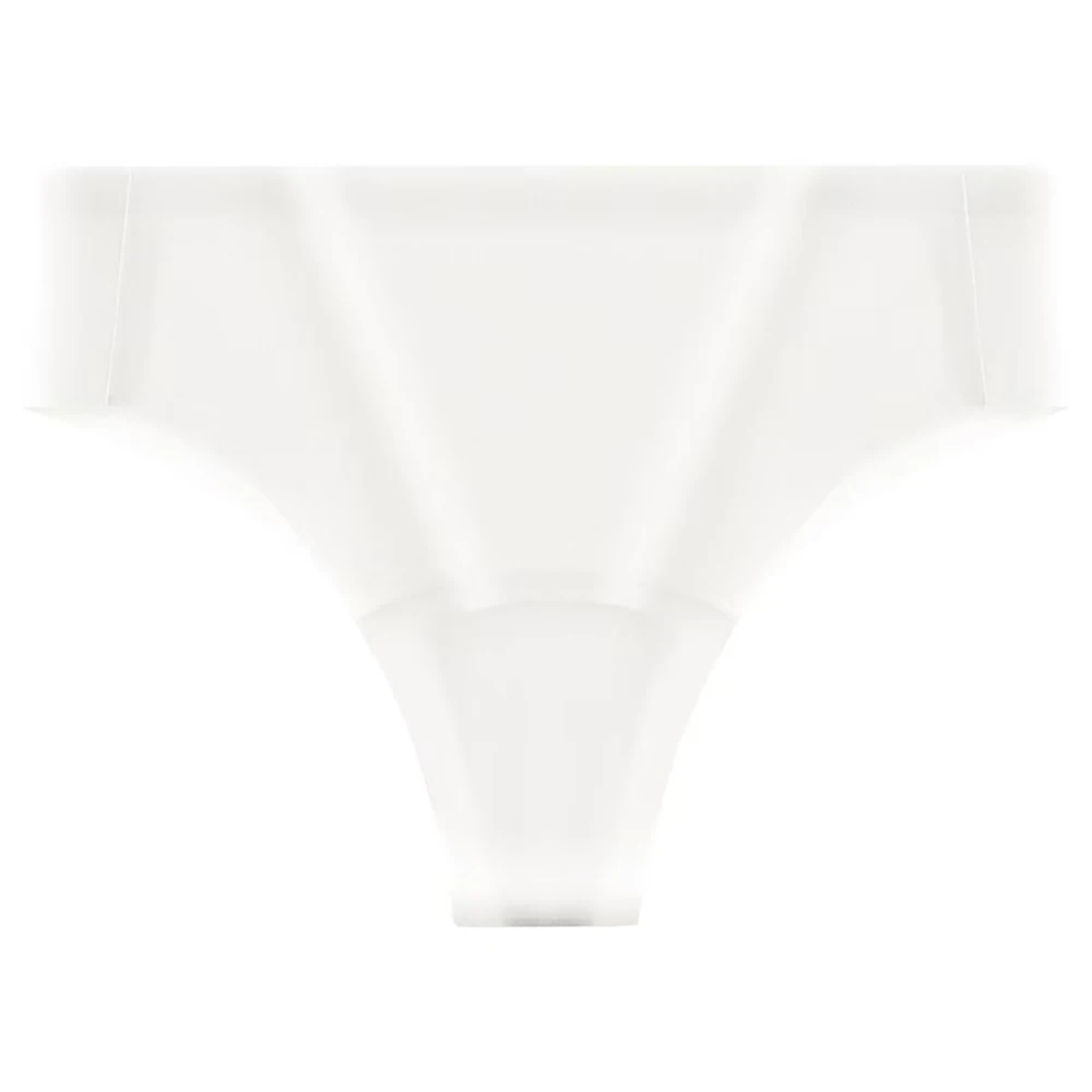 Bezszwowe stringi antycameltoe pod legginsy Niebieski