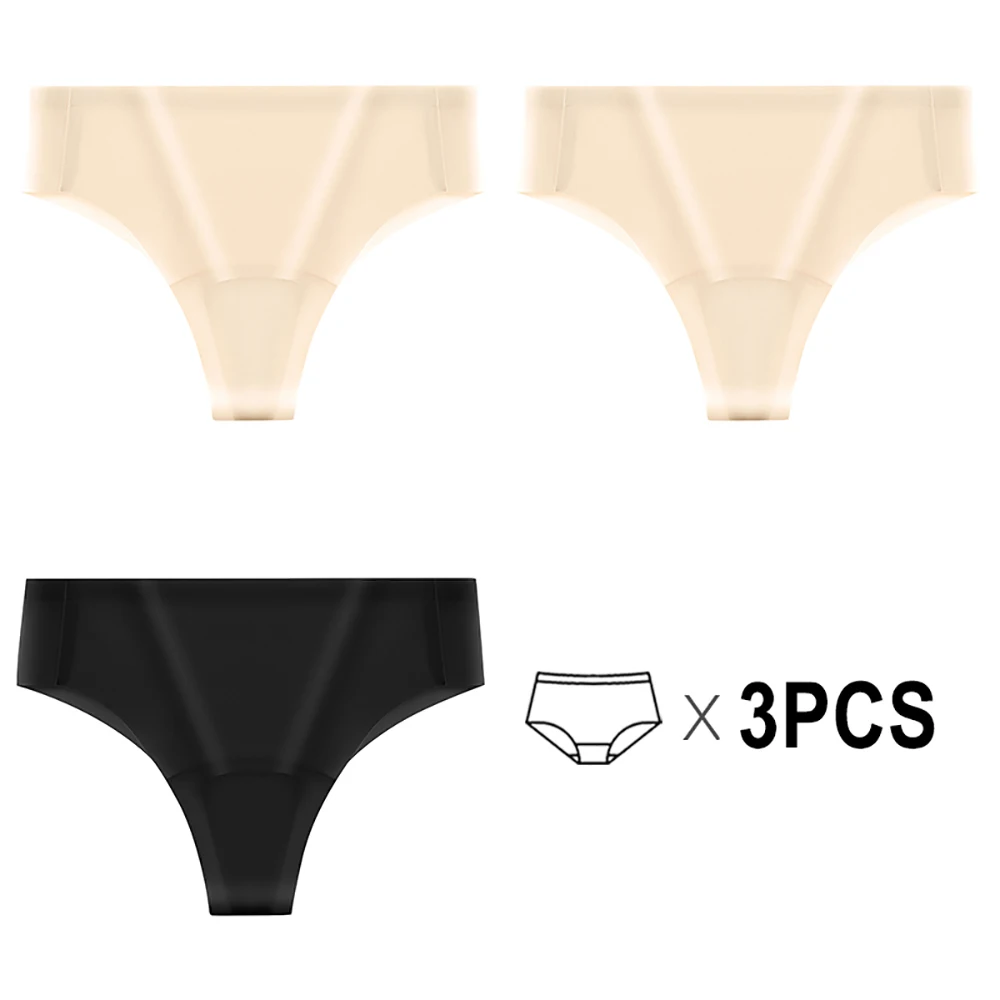 Bezszwowe stringi antycameltoe pod legginsy Zielony