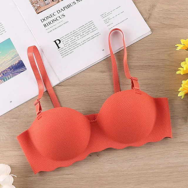 Bezszwowy biustonosz bralette z odpinanymi ramiączkami Ciemnoszary