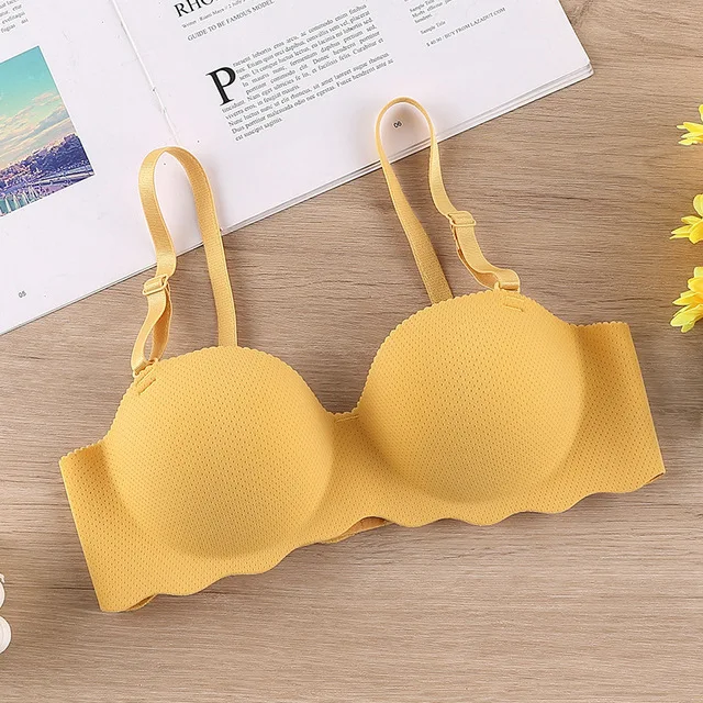 Bezszwowy biustonosz bralette z odpinanymi ramiączkami Khaki