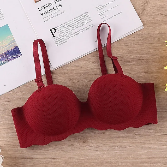 Bezszwowy biustonosz bralette z odpinanymi ramiączkami Szary