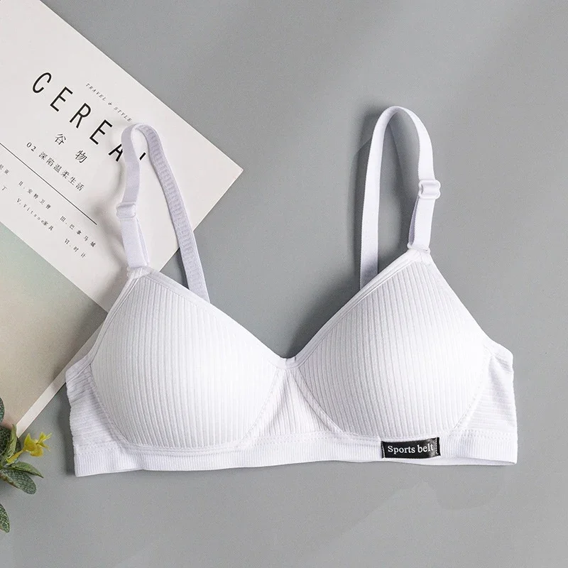 Bezszwowy biustonosz bralette w serek bez fiszbin Błękitny