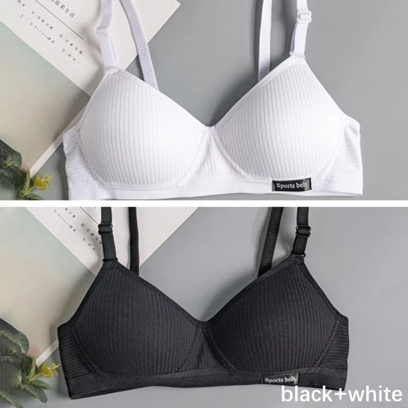 Bezszwowy biustonosz bralette w serek bez fiszbin Zielony
