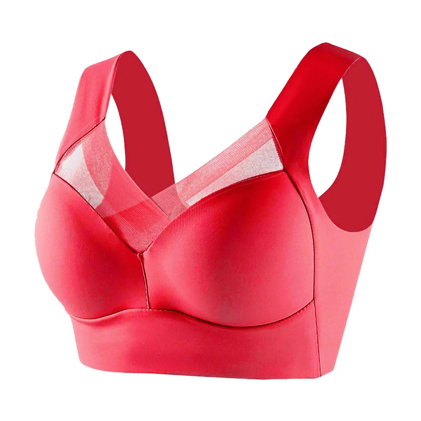 Biustonosz bralette crop top bez fiszbin - oddychający Zielony