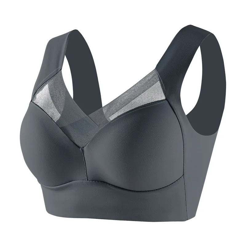 Biustonosz bralette crop top bez fiszbin - oddychający Złoto