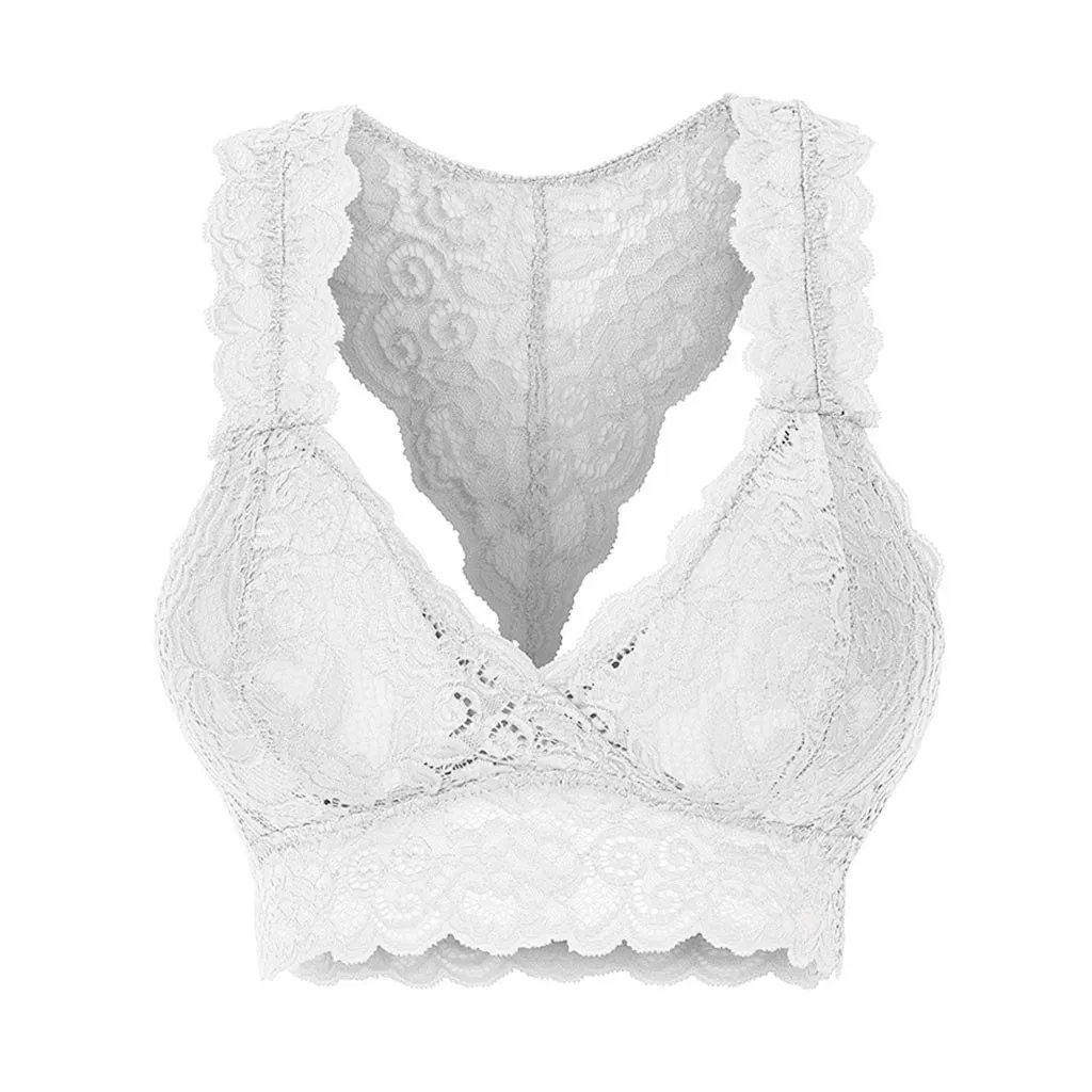 Biustonosz bralette w serek duże rozmiary S-3XL Biały