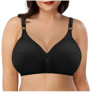 Biustonosz plus size z szeroką gamą rozmiarów do 115E Czarny