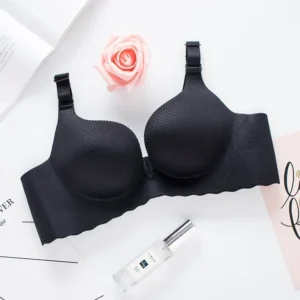 Biustonosz push up z grubymi wkładkami 8 cm Beżowy
