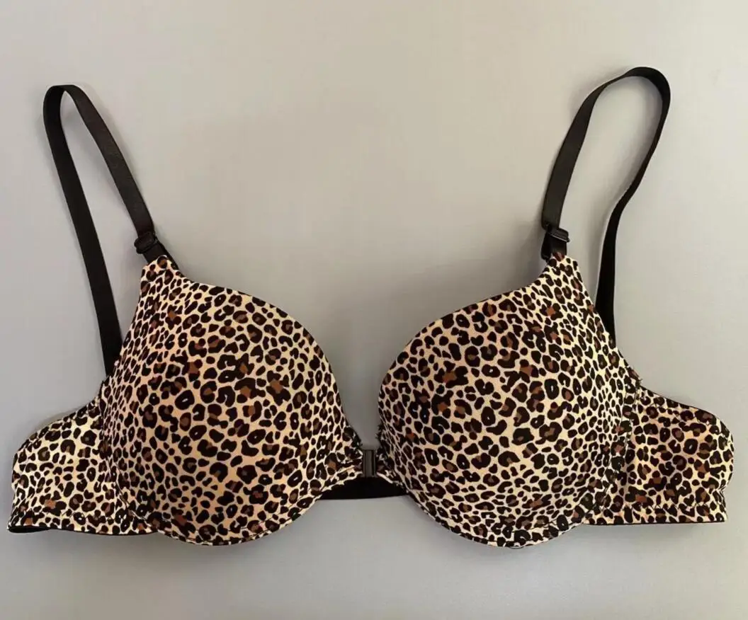 Biustonosz push-up z zapięciem z przodu bez pleców plus size żółty