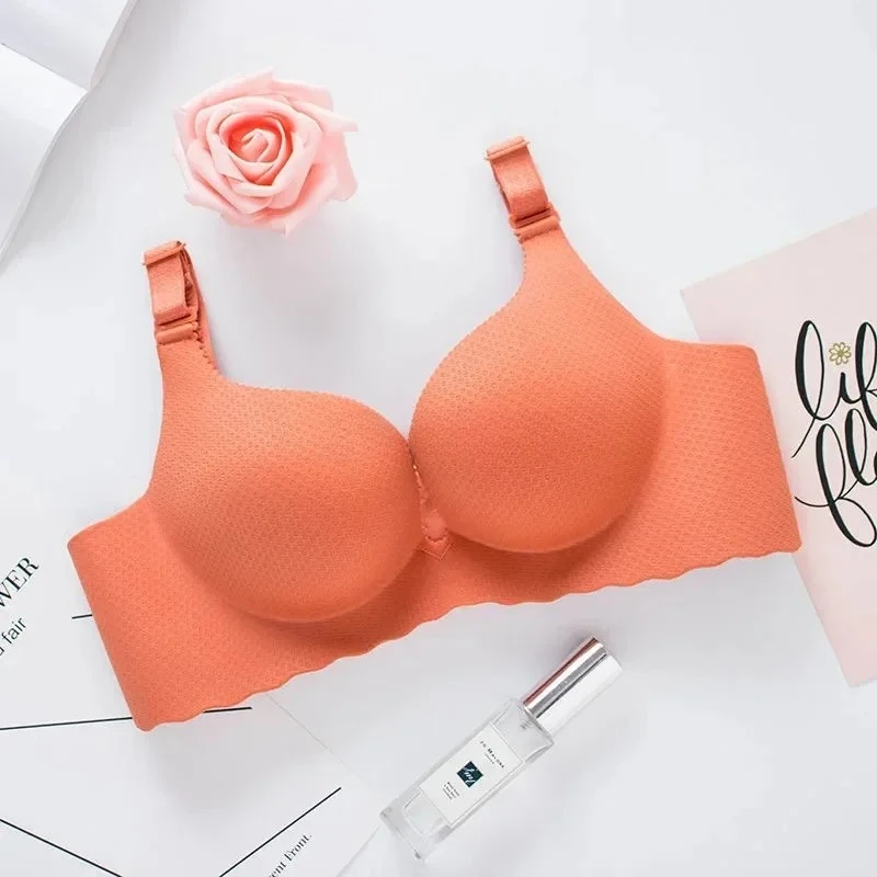 Mocny biustonosz push-up z wkładkami 8 cm dla małego biustu Niebieski