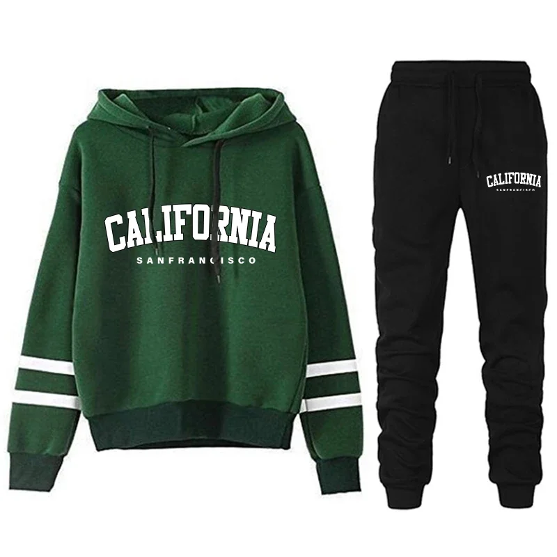 Bluza damska z kapturem w sportowym stylu w paski Złoto