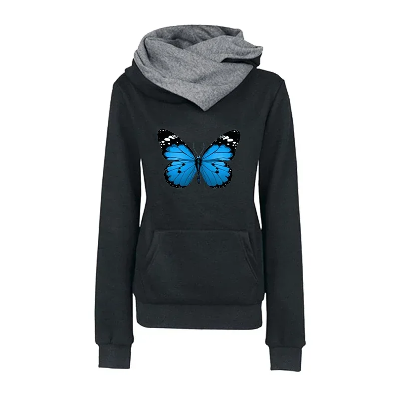 Bluza dresowa z długim rękawem na co dzień — jogging i casual Turkusowy