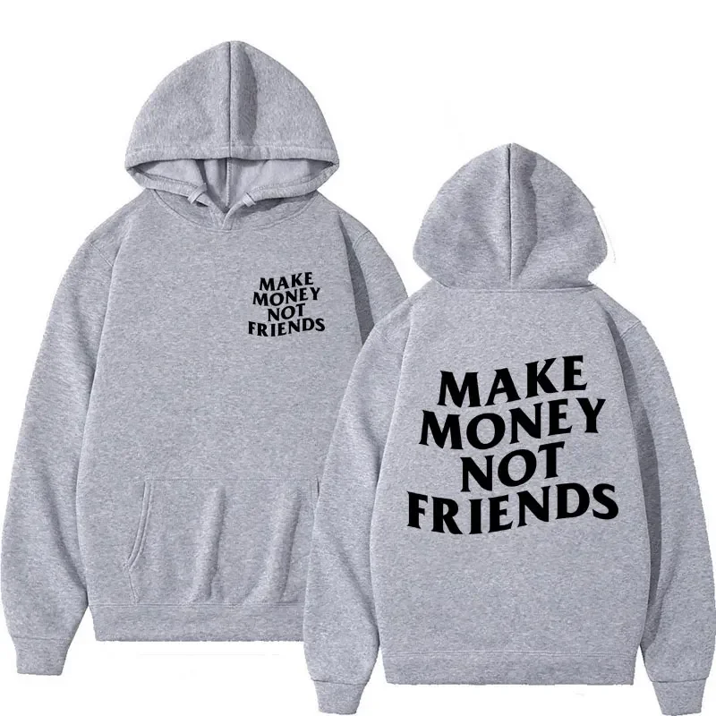 Bluza z napisem I Need Money oversize streetwear Czarny