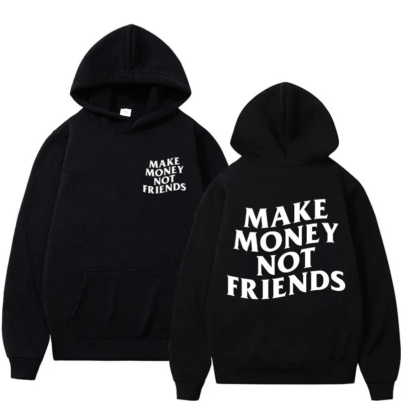 Bluza z napisem I Need Money oversize streetwear Niebieski