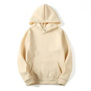 Bluza oversize z kapturem w jednolitym kolorze Khaki