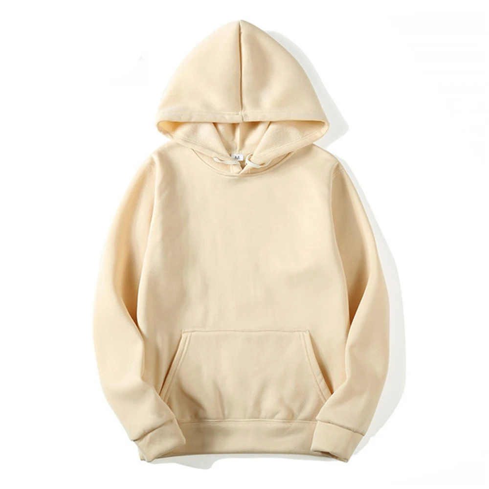 Bluza oversize z kapturem w jednolitym kolorze Khaki