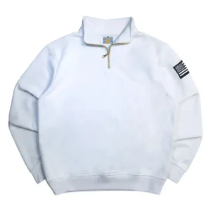 Bluza Y2K unisex z krótkim zamkiem i naszywką USA Głównik