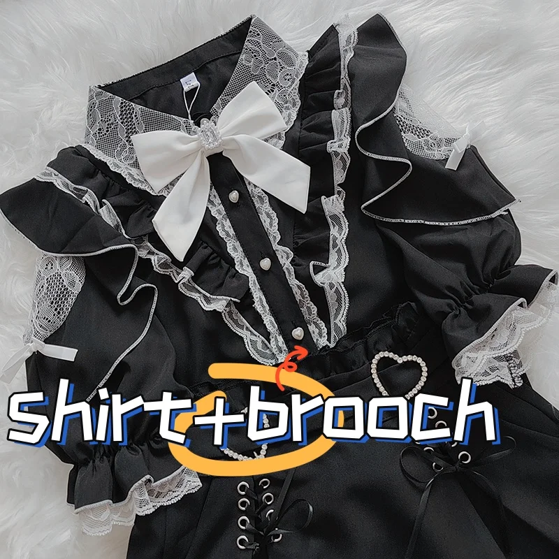 Bluzka Kawaii Lolita z długim rękawem w stylu japońskim Kolba