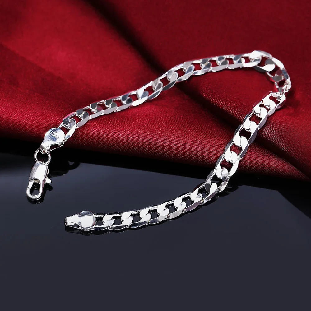 Bransoletka srebrna skręcona lina 925 – 4 mm twist rope Agać