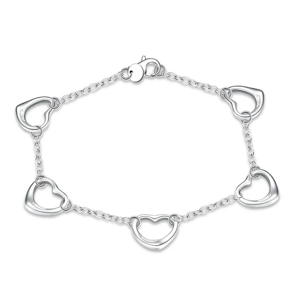 Bransoletka srebrna skręcona lina 925 – 4 mm twist rope Różowe złoto