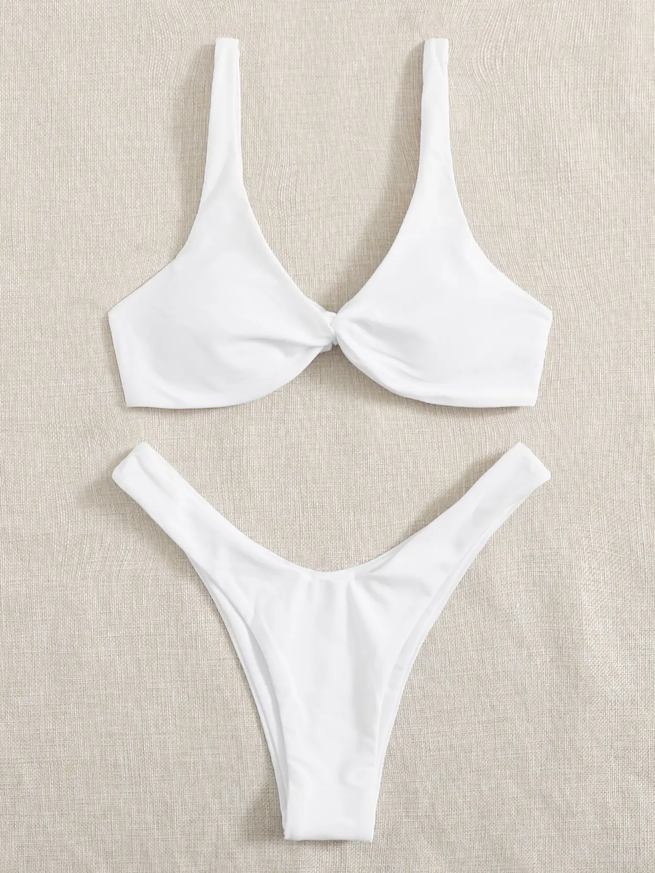 Brazylijskie bikini push-up z wiązaniem Kolba