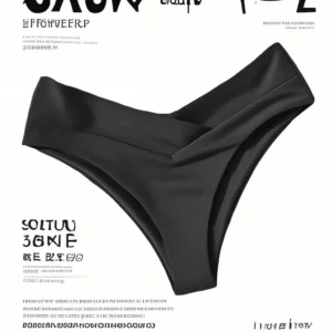 Brazylijskie bikini z wysokim stanem i stringami Cheeky Beżowy