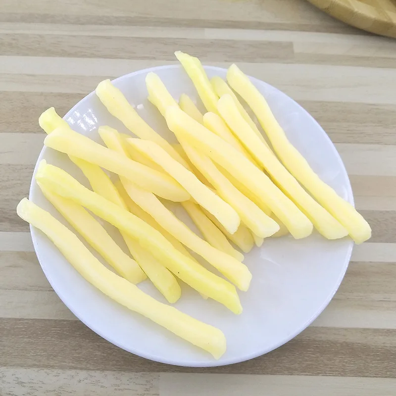 Breloczek jedzenie – frytki, kurczak, nuggetsy do torby Trawnik zielony