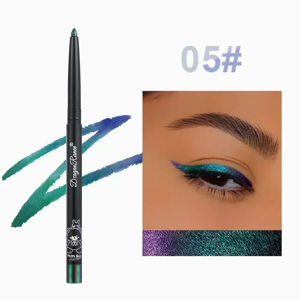 Brokatowy eyeliner Aurora z efektem multichrome — metaliczny blask Jasnoszary