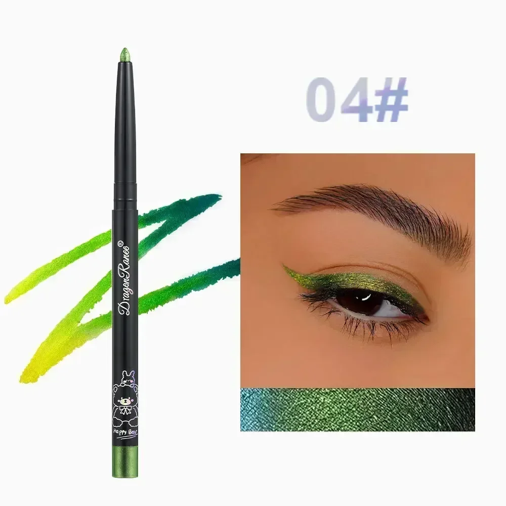 Brokatowy eyeliner Aurora z efektem multichrome — metaliczny blask Pomarańczowy