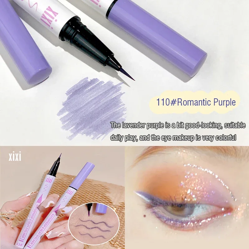 Brokatowy eyeliner glitter Galaxy niebieski holograficzny Błękitny