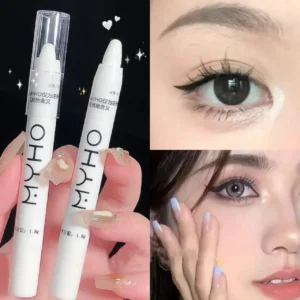 Brokatowy eyeliner z rozświetlaczem — diamentowy połysk oczu Armijna zieleń