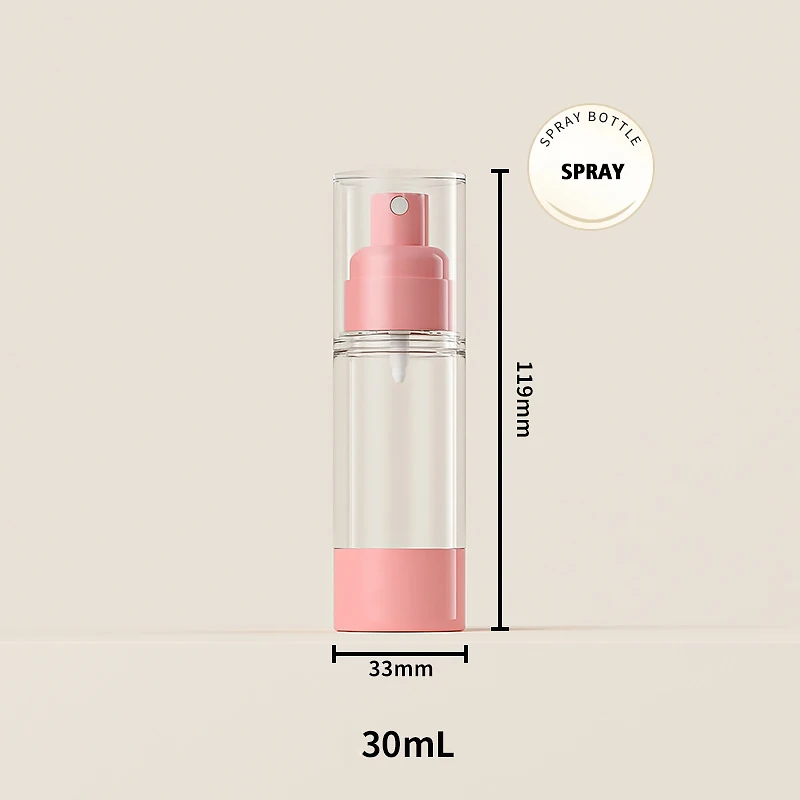 Butelki podróżne próżniowe na kosmetyki Nordic 15/30/50 ml Armijna zieleń