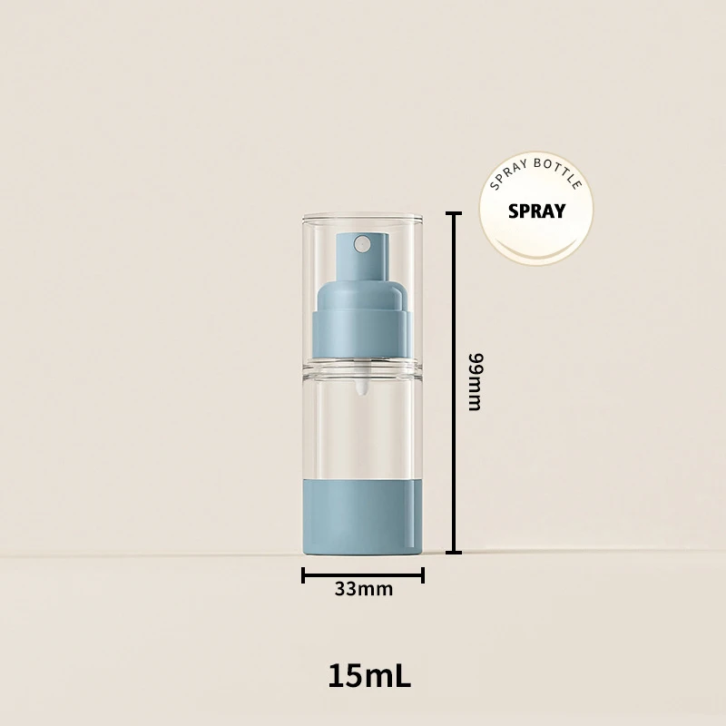 Butelki podróżne próżniowe na kosmetyki Nordic 15/30/50 ml Ciemny szary