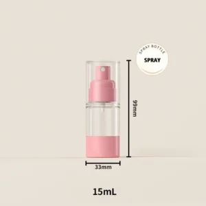 Butelki podróżne próżniowe na kosmetyki Nordic 15/30/50 ml Jasnoszary