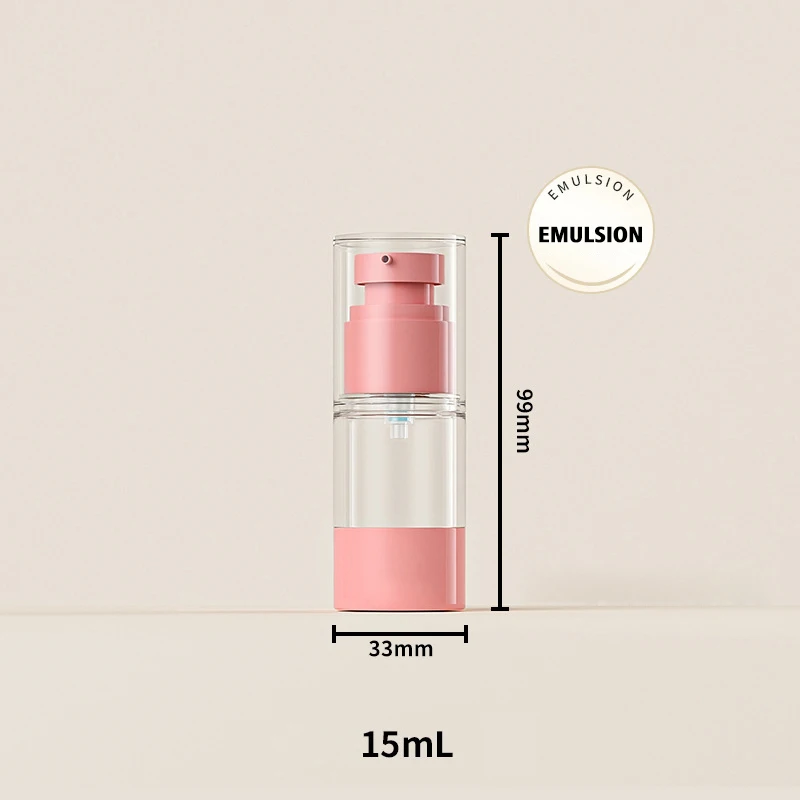 Butelki podróżne próżniowe na kosmetyki Nordic 15/30/50 ml Jasnozielony