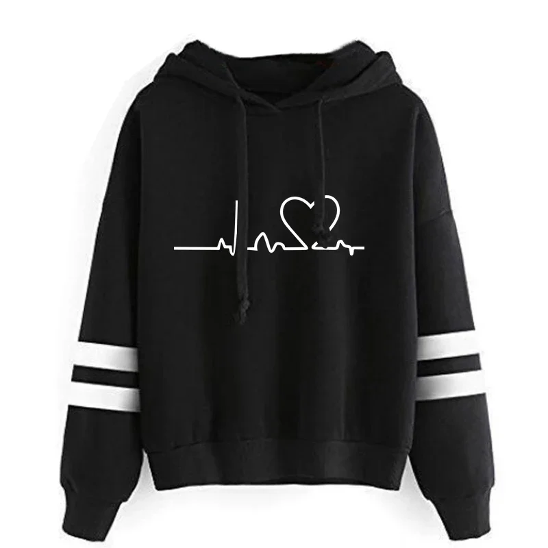 Casualowy dres damski w paski — bluza i spodnie dresowe Kolba