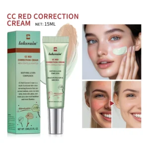 CC Cream z centellą zmieniający kolor - koreański podkład kamuflujący Armijna zieleń