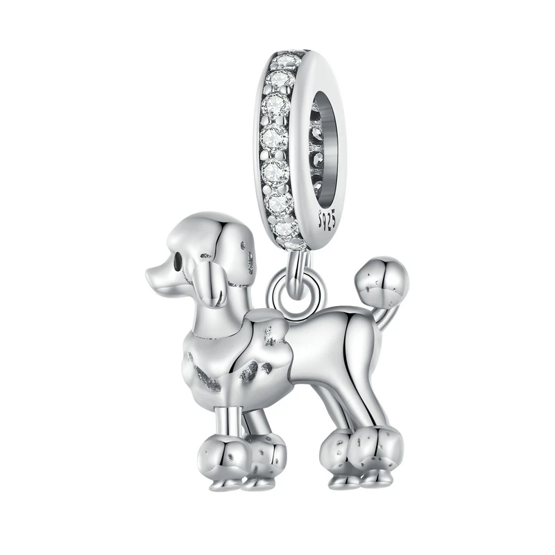 Charms kociak 925 srebro do bransoletki DIY Bamoer Ochra