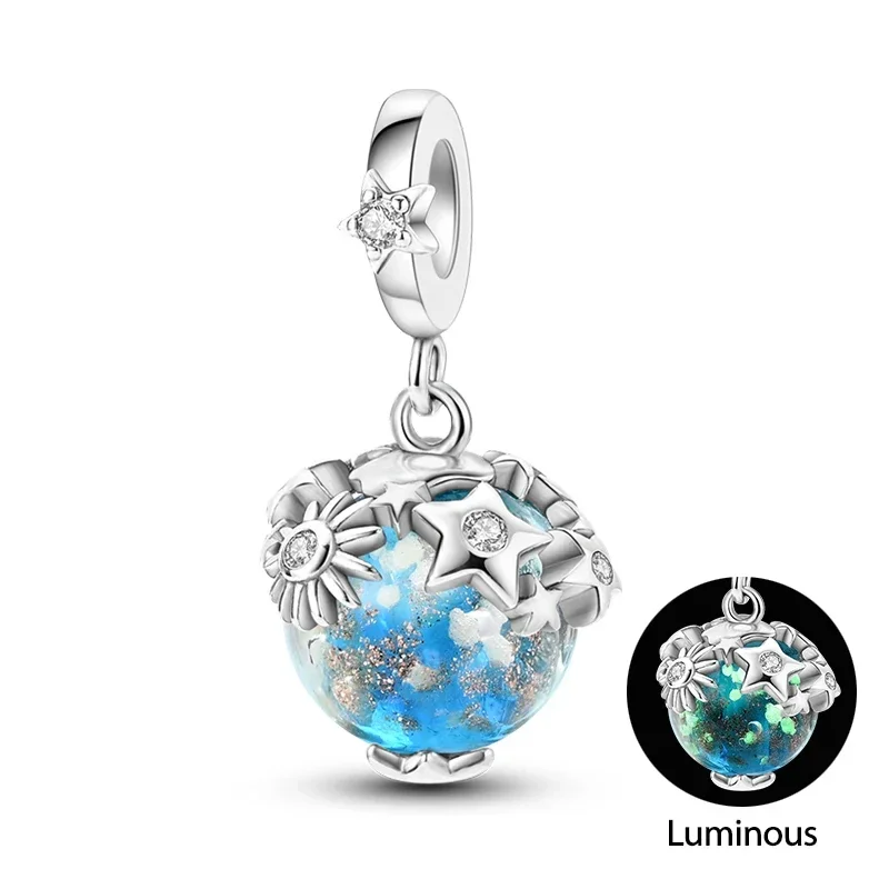Charms do bransoletek ze srebra 925 – zawieszki wróżka, kot, sowa Głównik