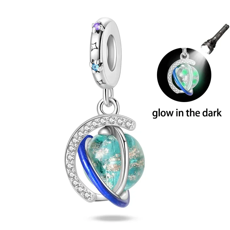 Charms do bransoletek ze srebra 925 – zawieszki wróżka, kot, sowa Opalenizna