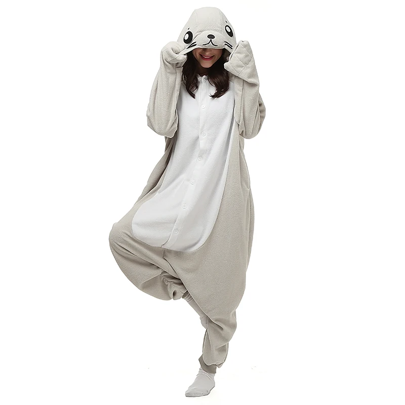 Ciepły kombinezon piżama Kigurumi unisex zimowy